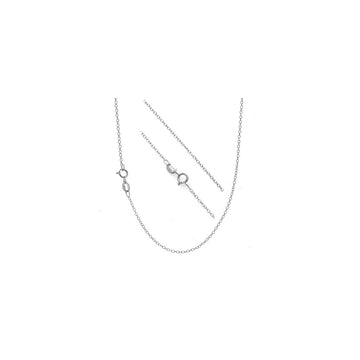 0.7MM Cable Chain 925 Solid Sterling Silver In 16- 24 Inches